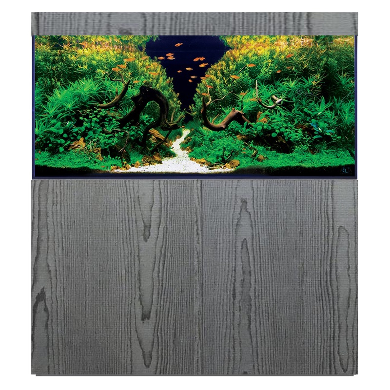 D-D Aqua-Pro Freshwater 1200 Tank & Cabinet (Carbon Oak)