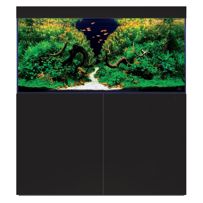 D-D Aqua-Pro Freshwater 1200 Tank & Cabinet (Satin Black)