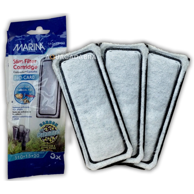 Marina Bio-Carb Slim Filter Cartridge 3pk - A291