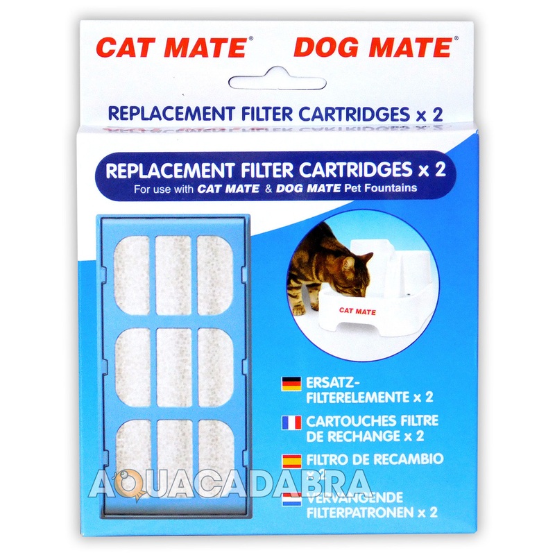 Pet Mate Replacement Filter Cartridges x2