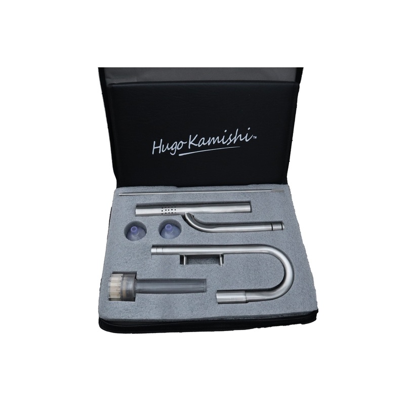 Hugo Stainless Steel Surface Skimmer Set with Mounting Suckers Aquarium Maintenance