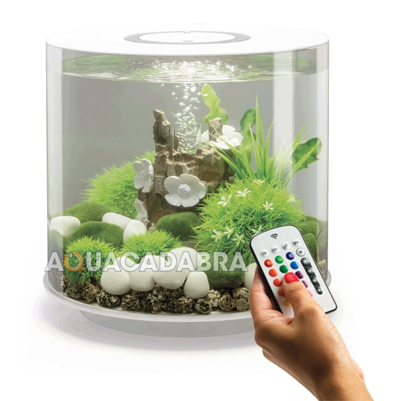 biOrb Tube 15L MCR LED Aquarium | Black/White
