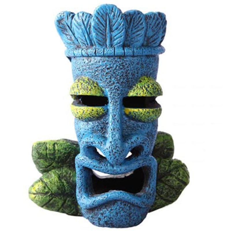Aqua One Tiki Head Aquarium Ornaments