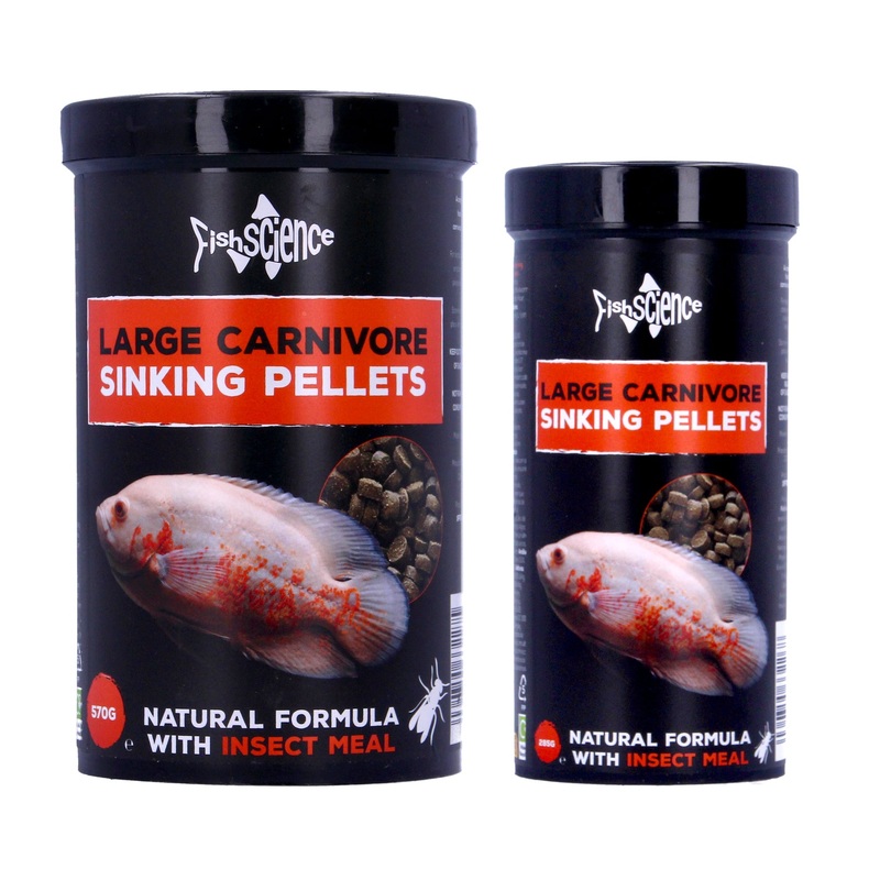 Fish Science Large Carnivore Sinking Pellets  285g and 570g