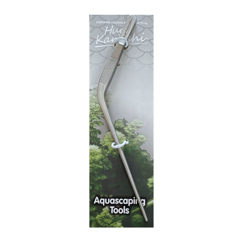 Stainless Steel Hugo 20cm Pro Tweezers Substrate Leveling Tool Aquarium Maintenance