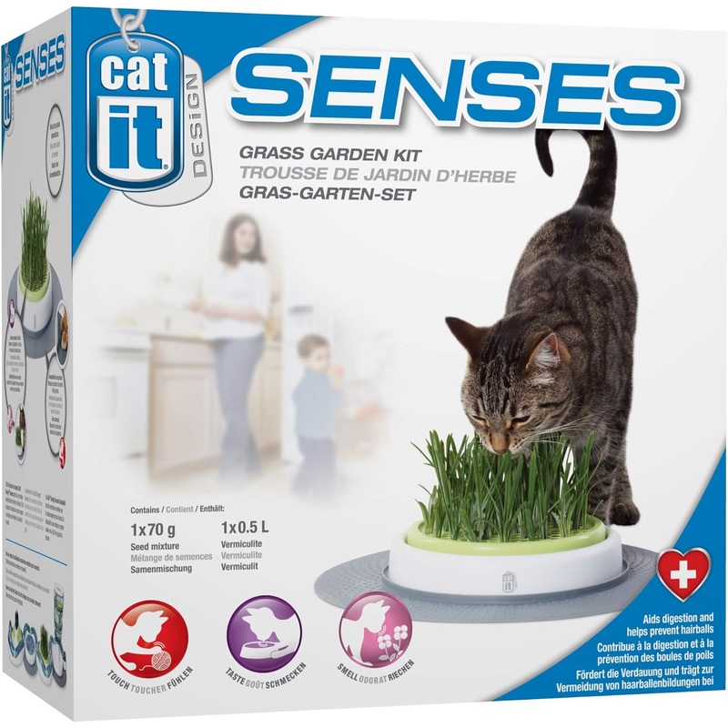 Catit Senses Grass Garden Kit Cat Interactive Toy