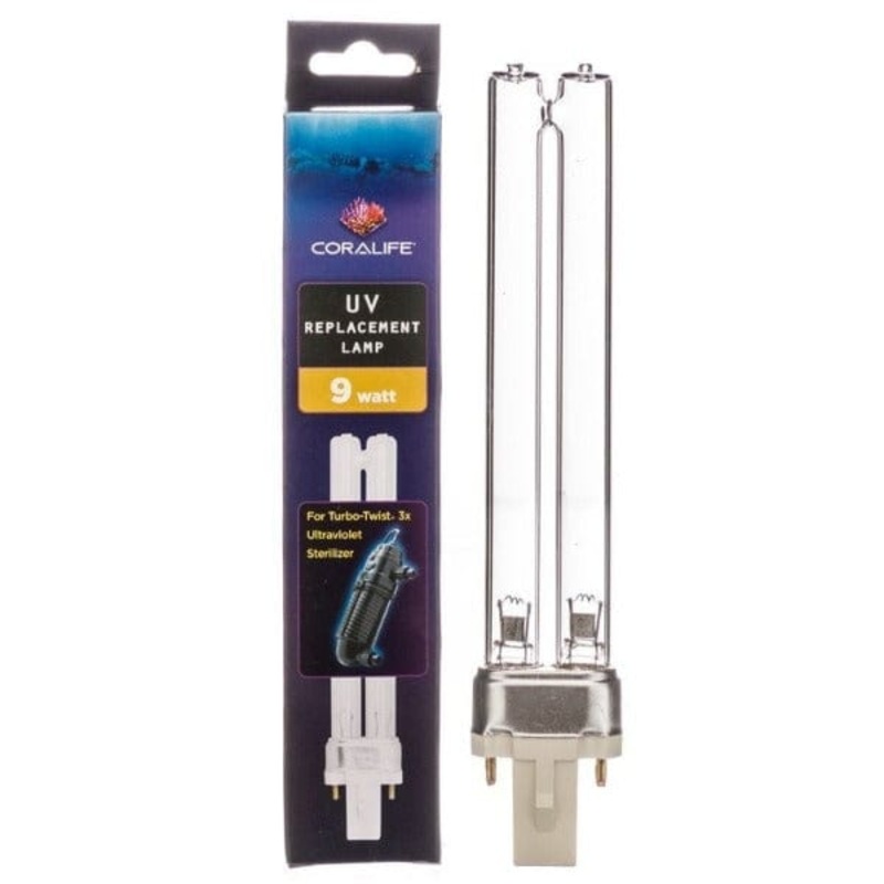 Coralife UV replacement Lamp 9 watt  For Turbo-Twist 3x UV Sterilizer