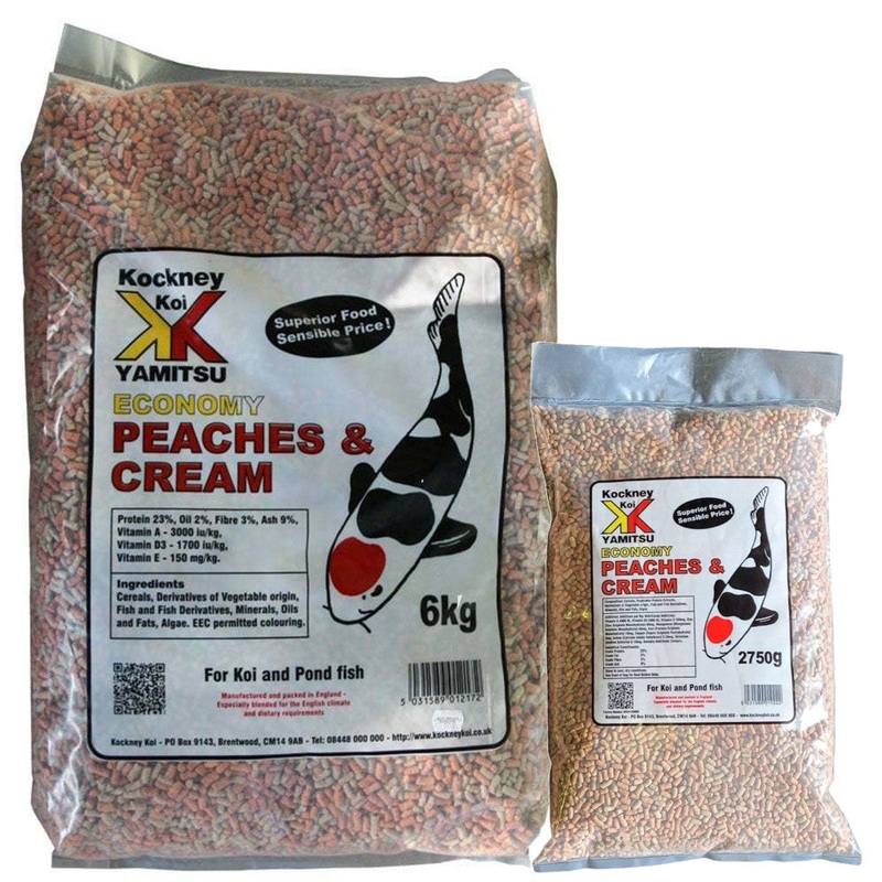 Kockney Koi Peaches & Cream Economy Pond Food
