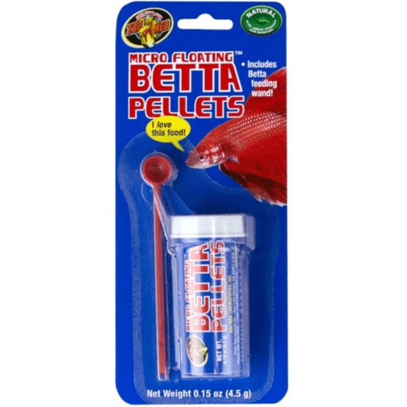 Zoo Med Micro Floating Betta Pellets with Feeding Wand