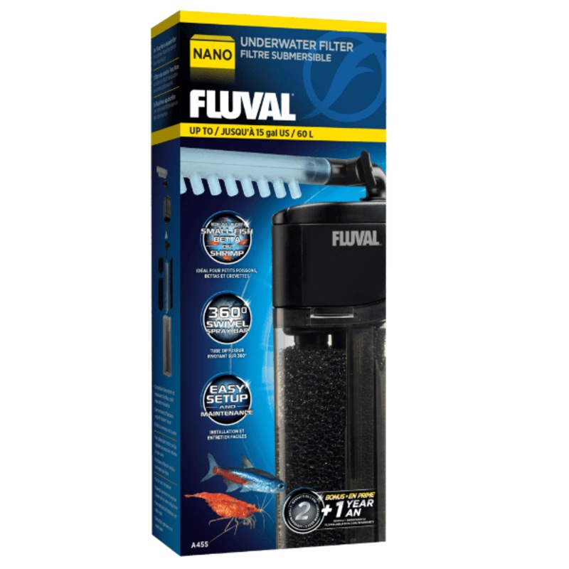 Fluval Nano Aquarium Underwater Filter