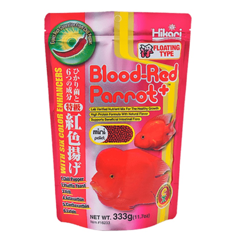 Hikari Tropical Blood Red Parrot+ Floating Pellet Diet