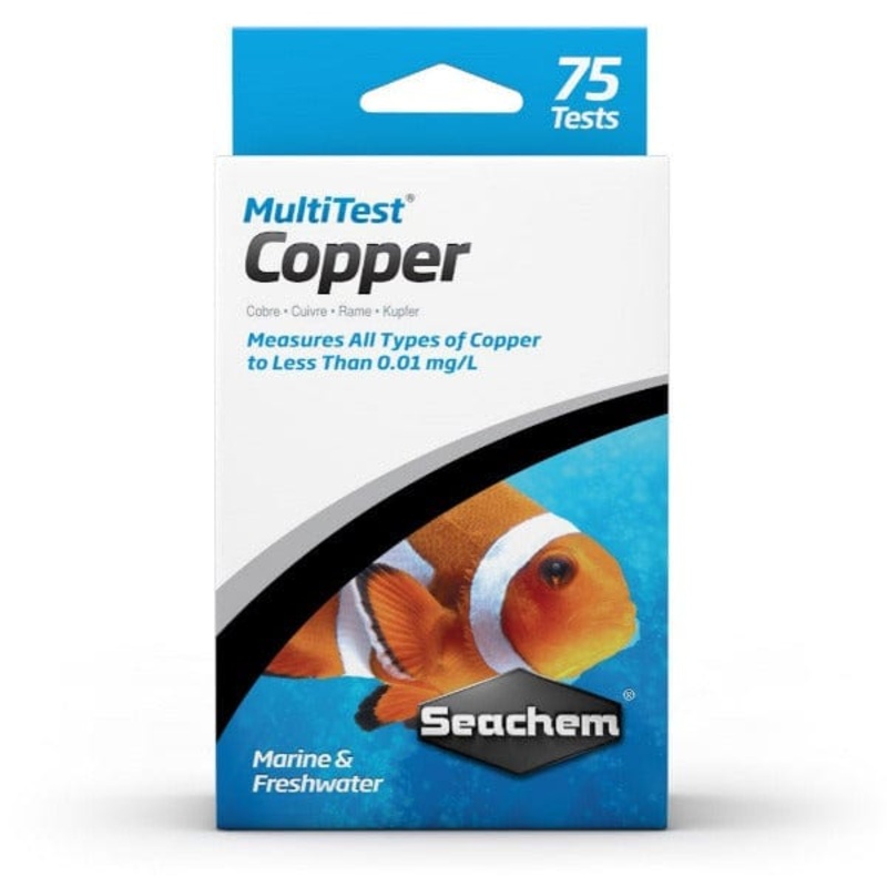 Seachem MultiTest Copper, 75 tests