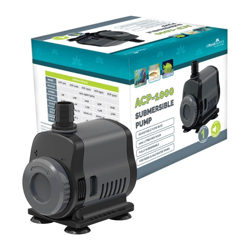 1000 L/H Submersible Aquarium Water Pump with Flow Controller