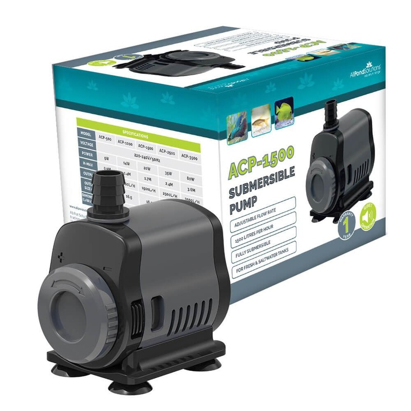 1500 L/H Submersible Aquarium Water Pump with Flow Controller
