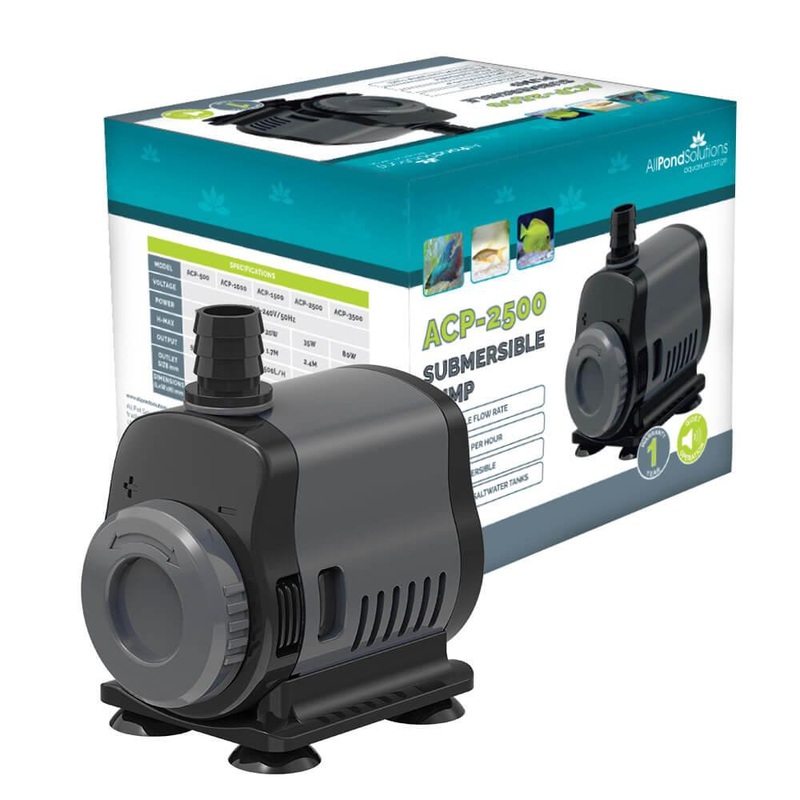 2500 L/H Submersible Aquarium Water Pump with Flow Controller