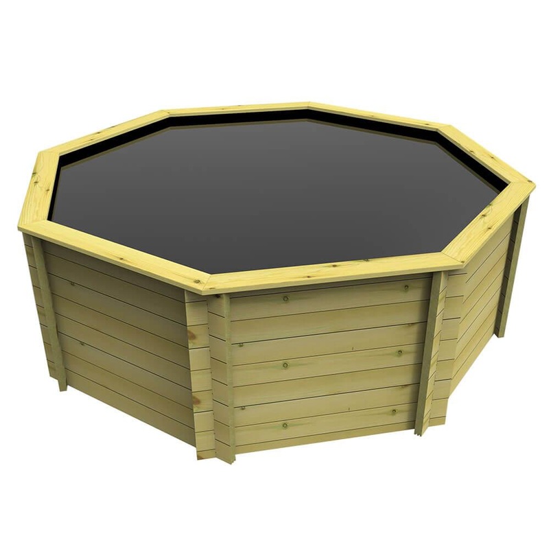 The Garden Timber Company Wooden Koi Pond 10ft Octagonal