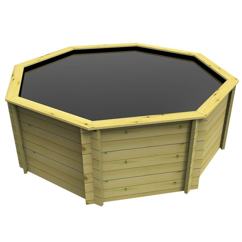 The Garden Timber Company Wooden Koi Pond 12ft Octagonal