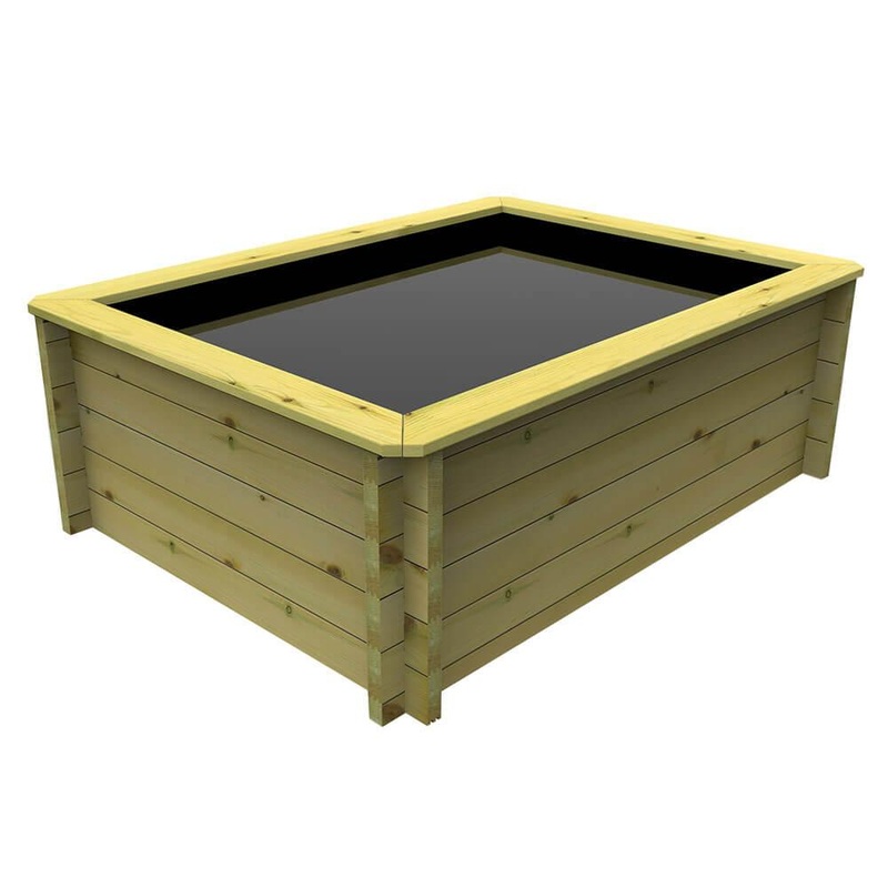 The Garden Timber Company Wooden Pond 2m x 1.5m