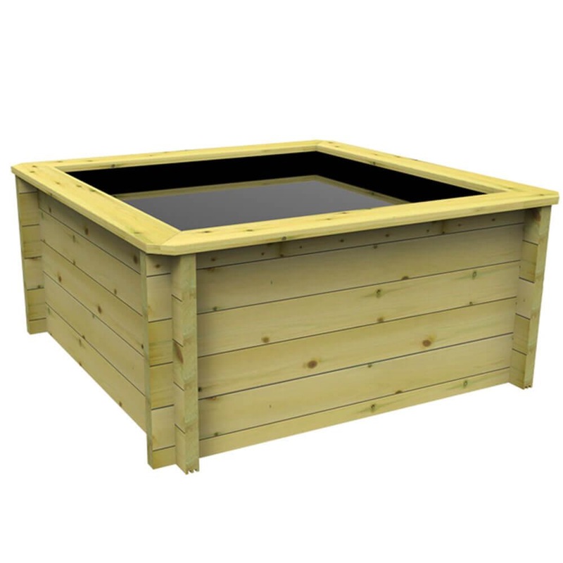 The Garden Timber Company Wooden Pond 2m x 2m