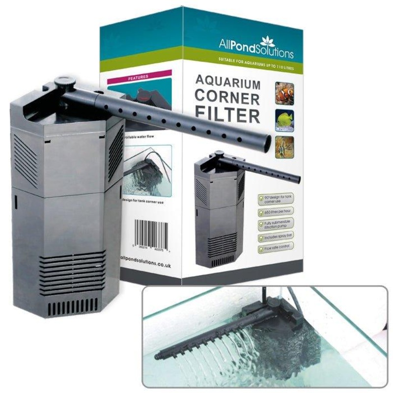 650L/H Aquarium Internal Corner Filter 650-CIF
