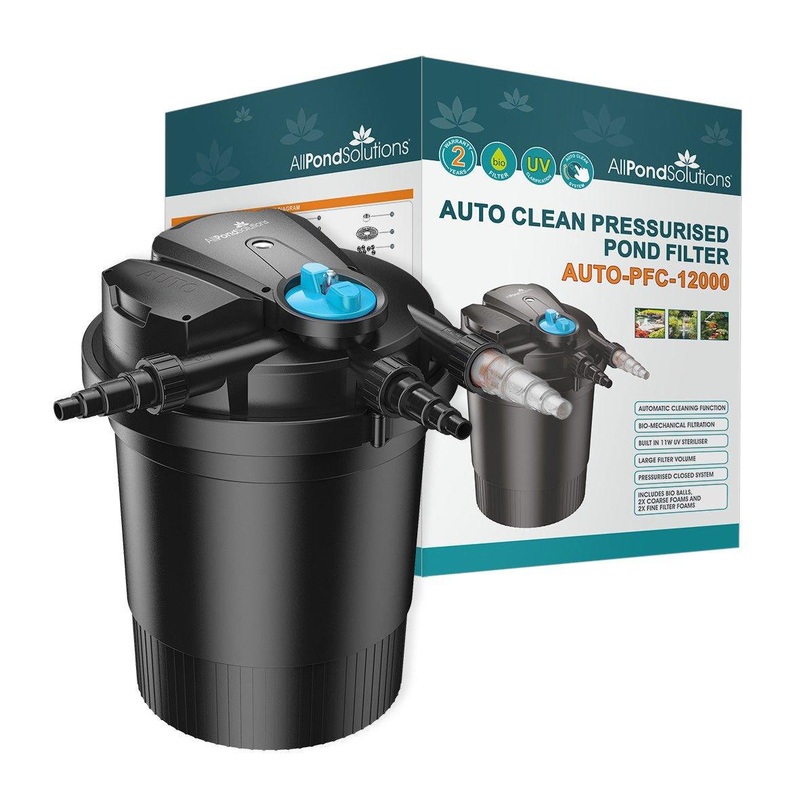 Auto Cleaning Pressurised Pond Filter AUTO-PFC-12000