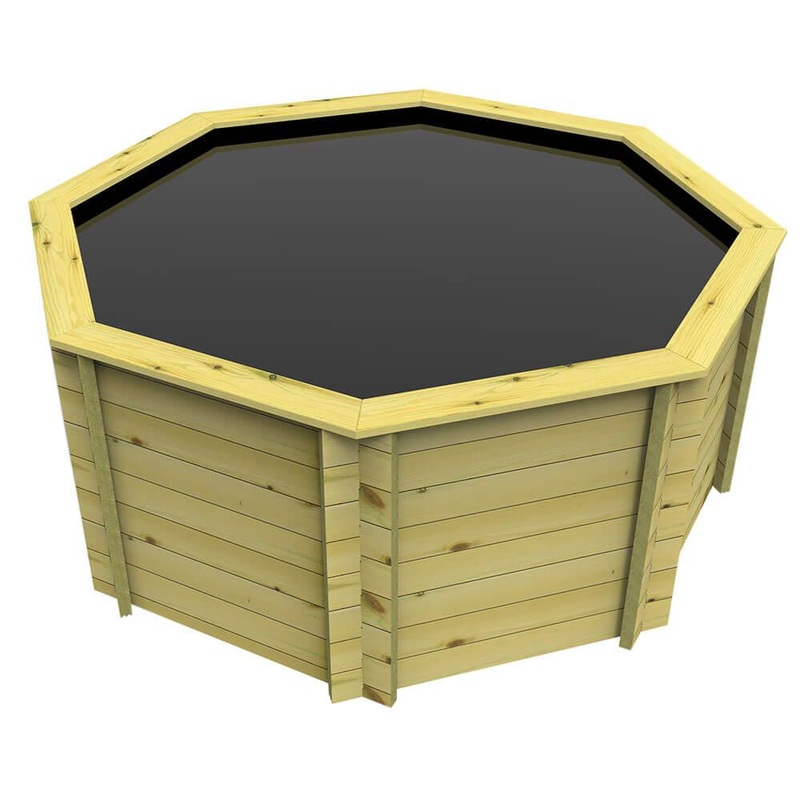 The Garden Timber Company Wooden Koi Pond 8ft Octagonal