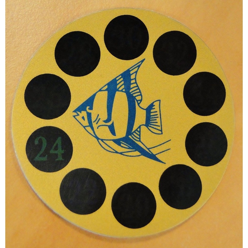 Digital Small Round Circular Aquarium Thermometer