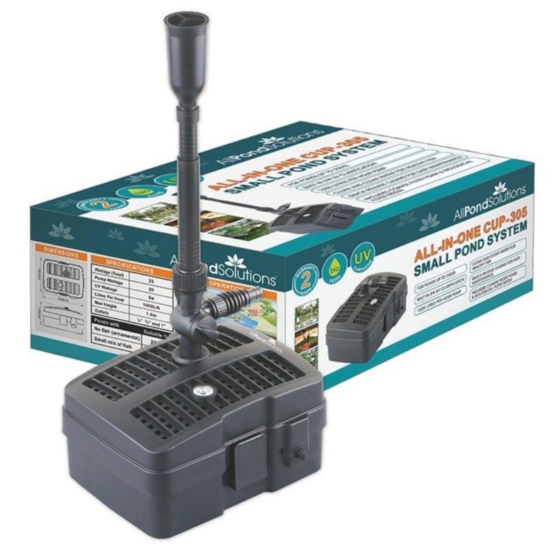 1000L/H All In One Pond Pump Filter UV CUP-305