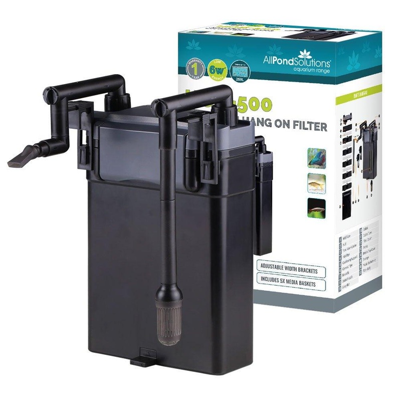 500L/H Hang On Aquarium External Filter HOB-500