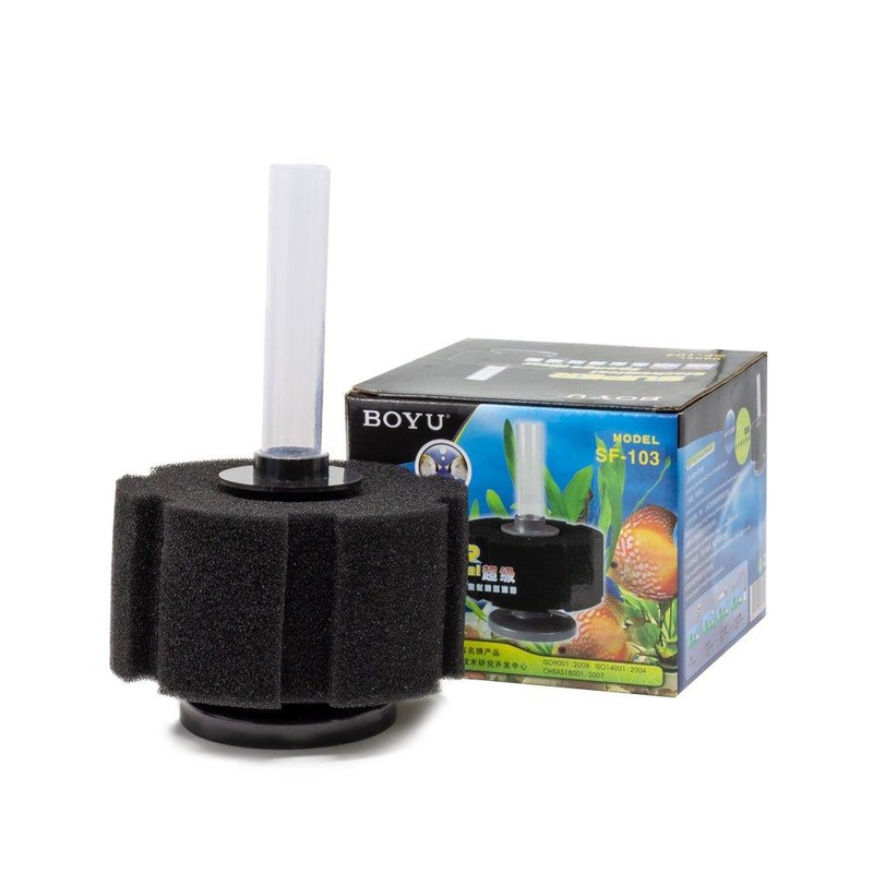 Boyu SF-103 Sponge Aquarium Fish Tank Filter - Fry - Shrimp