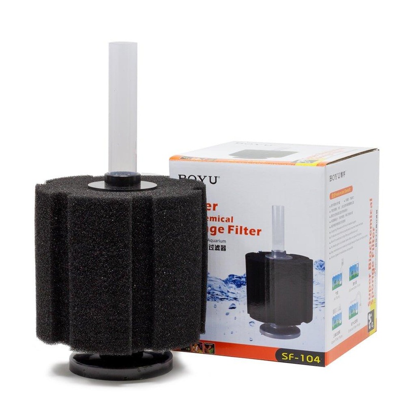 Boyu SF-104 Sponge Aquarium Fish Tank Filter - Fry - Shrimp