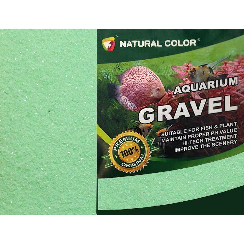 Aquarium Fish Tank Lime Green Sand 0.4 - 0.6mm 5kg