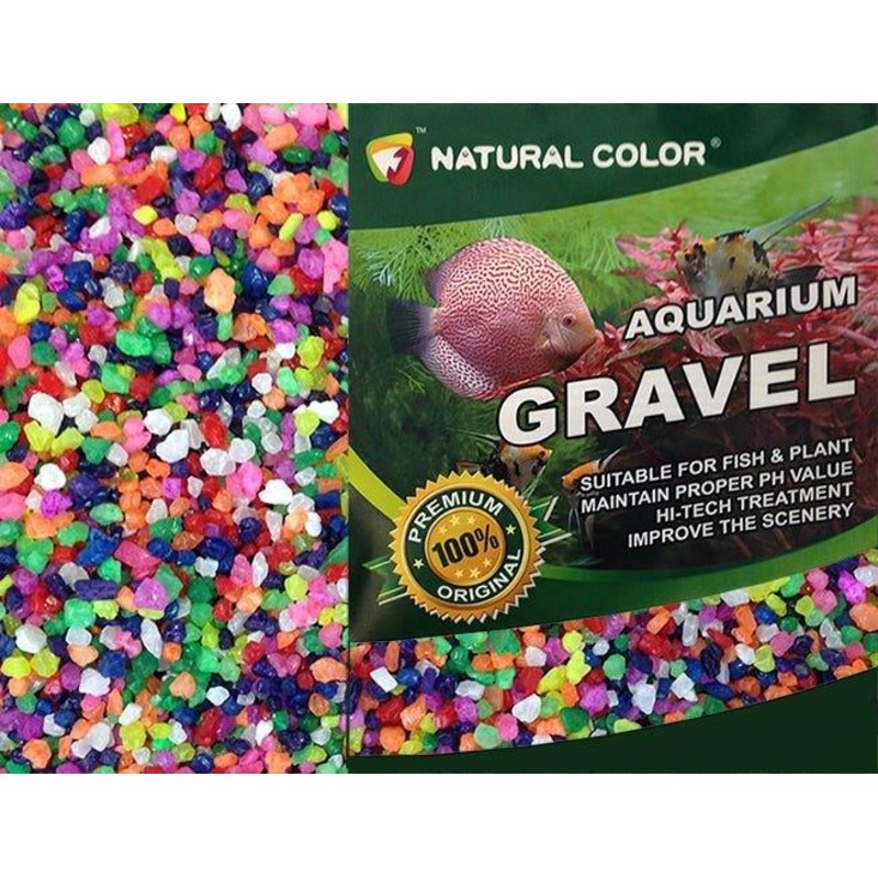 Aquarium Fish Tank Mixed Sweeties Gravel 4 - 6mm 2kg