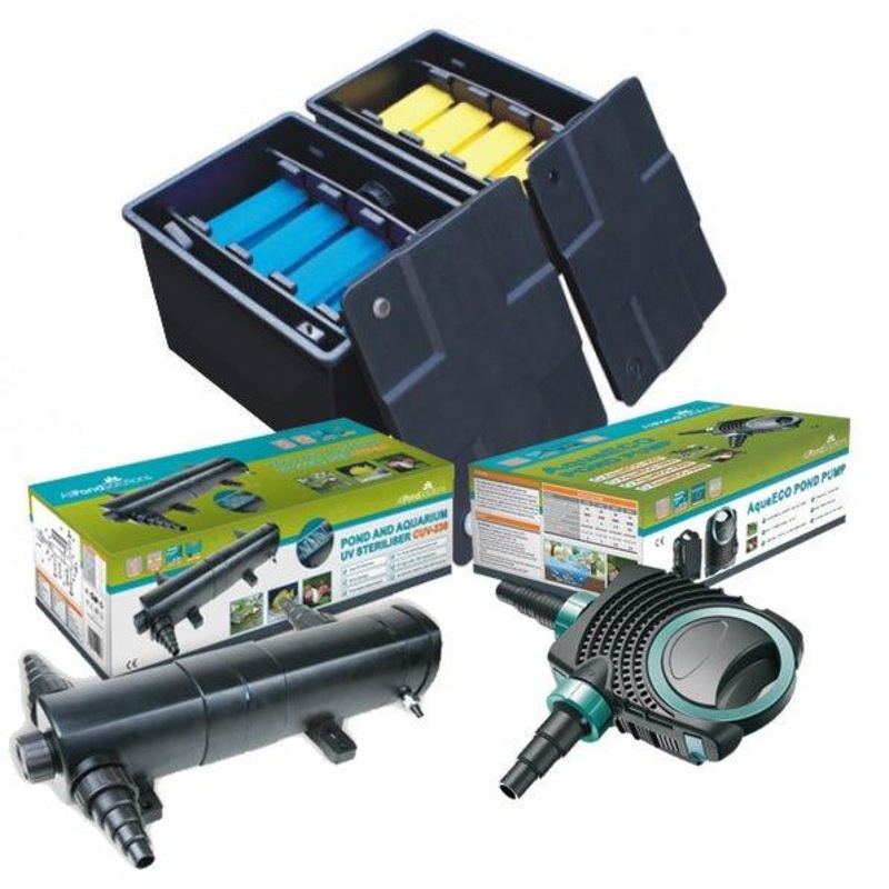 Koi Pond Filter Kit 12000L / 36w UV / AQUAECO-10000