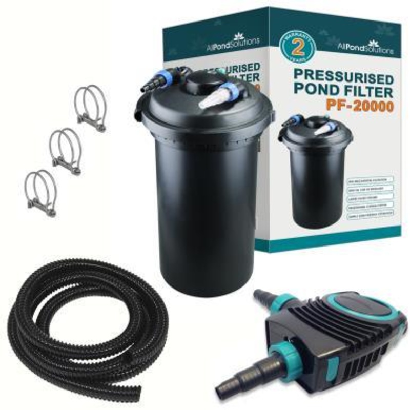 20000L Pressurised Pond Filter Kit PF-20000-KIT
