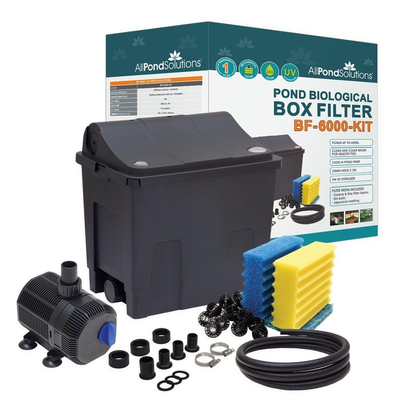 BF-6000+ Small Pond Filter Pump and 9w UV Kit