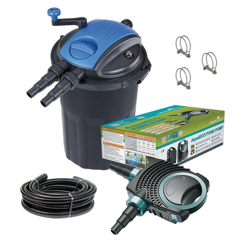 Boyu 20000L Pressurised Pond Filter 24w UV Easy Clean EFU-15000A-KIT