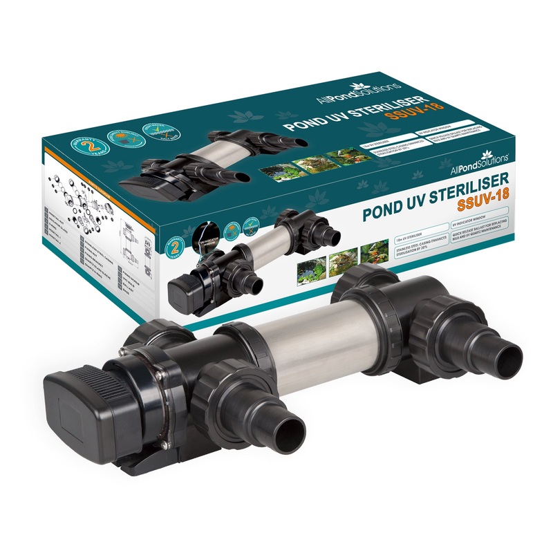 18W Stainless Steel Pond UV Steriliser SSUV-18