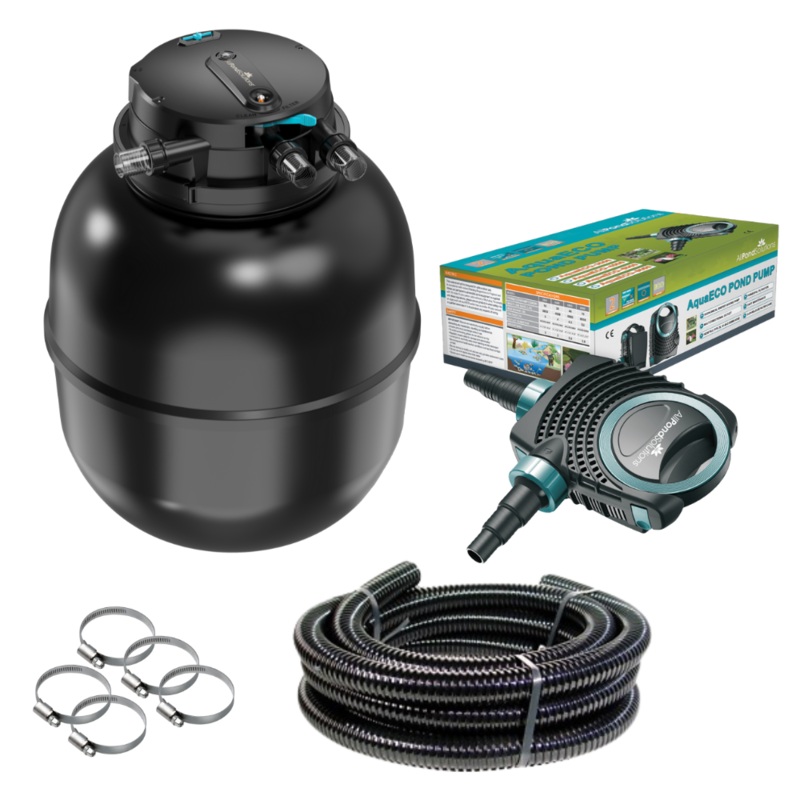 75000L Koi Pressurised Pond Filter Kit PRO-75000-KIT with UV Light Timer