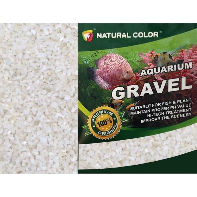Aquarium Fish Tank White Gravel 4 - 6mm 2kg