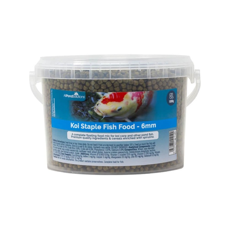 Koi Floating Staple Fish Food 6mm - 1090g & 1950g