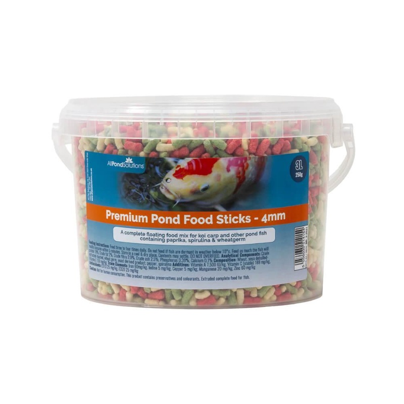 Premium Floating Pond Food Sticks - 4mm - 250g & 450g