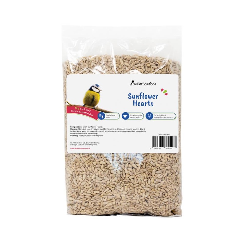 Sunflower Hearts Wild Bird Food 1kg