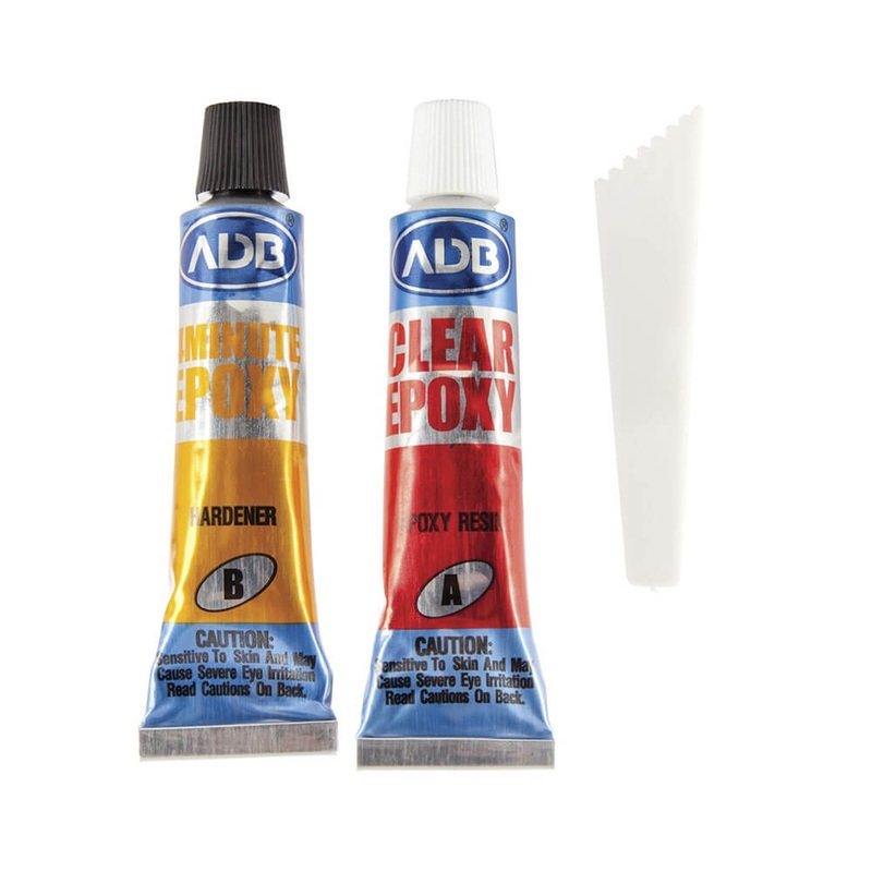 ADB 4 minutes  double tube transparent la colle de liaison poxy (34 ml)