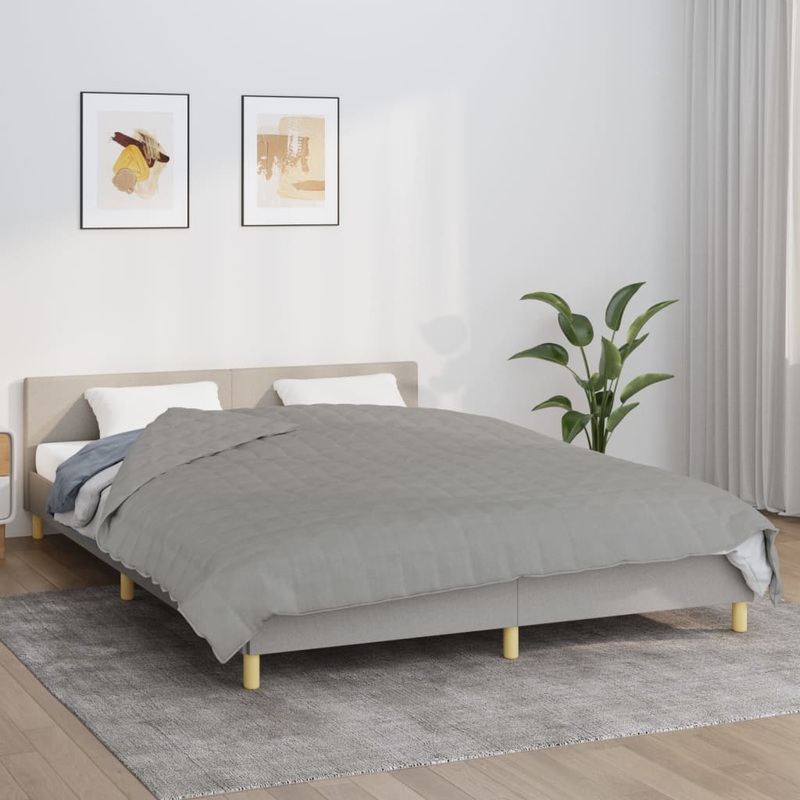 Couverture leste Gris 220x240 cm 11 kg Tissu