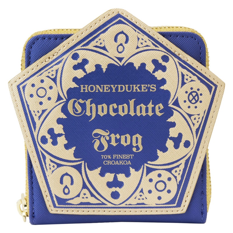 Harry Potter Honeydukes Chocolate Frog Box zip autour du portefeuille