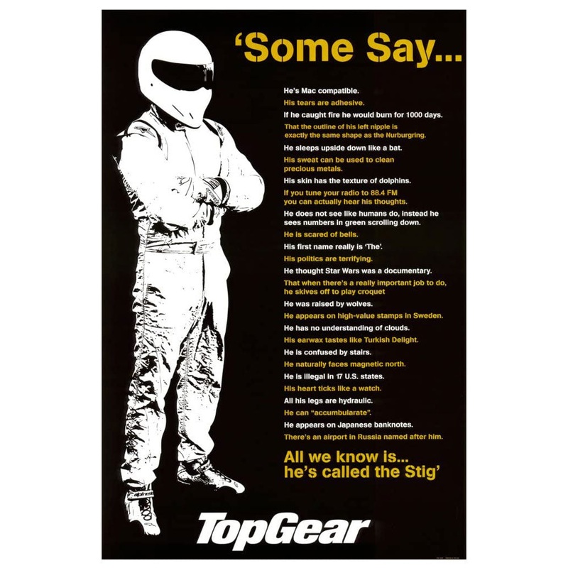 Top Gear the Stig Certains disent affiche